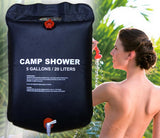 Outdoor Foldable Solar Energy Heated Camp Shower Bag