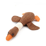 Plush Birds Skinny Squeaky Dog Toy