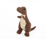 Plush Dinosaur Skinny Squeaky Dog Toy